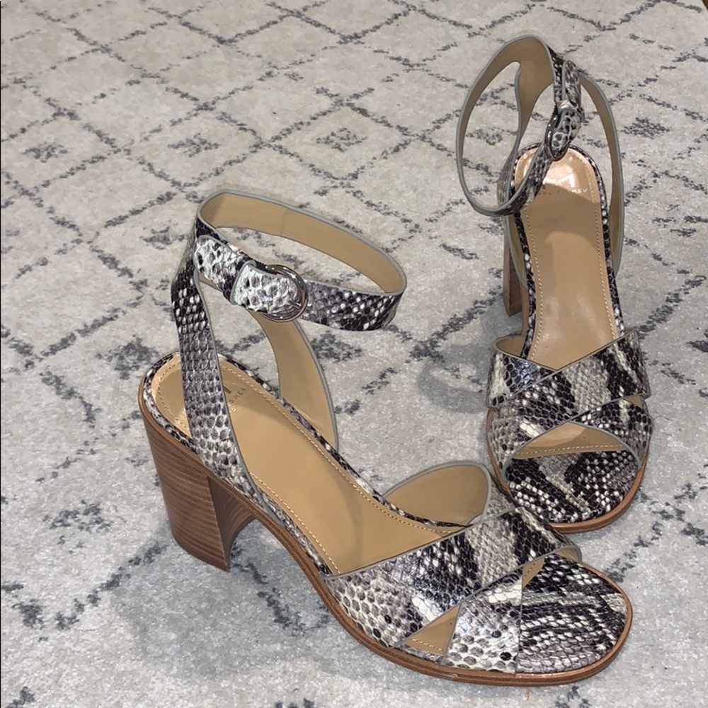Marc Fisher Snake Skin Block Heels